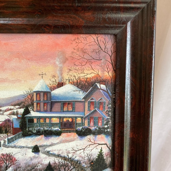 Mary Ann MA Vessey Folk Art Canvas Lithograph - Picture 6 of 11